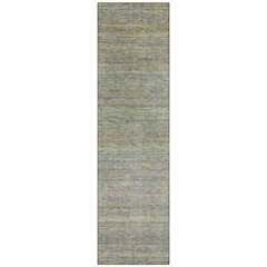 Machine Washable Indoor/Outdoor Chantille ACN2148 Gray 2'3" x 7'6" Runner Rug