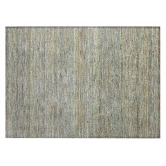 Machine Washable Indoor/Outdoor Chantille ACN2148 Gray 1'8" x 2'6" Rug