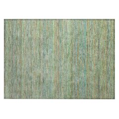 Machine Washable Indoor/Outdoor Chantille ACN2148 Green 1'8" x 2'6" Rug