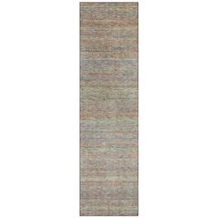 Machine Washable Indoor/Outdoor Chantille ACN2148 Sage 2'3" x 7'6" Runner Rug