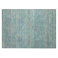 Machine Washable Indoor/Outdoor Chantille ACN2148 Teal 1'8" x 2'6" Rug