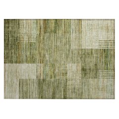 Machine Washable Indoor/Outdoor Chantille ACN2149 Aloe 1'8" x 2'6" Rug