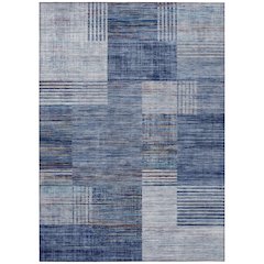 Machine Washable Indoor/Outdoor Chantille ACN2149 Blue 2'6" x 3'10" Rug