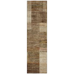 Machine Washable Indoor/Outdoor Chantille ACN2149 Brown 2'3" x 7'6" Runner Rug