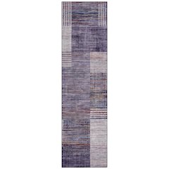 Machine Washable Indoor/Outdoor Chantille ACN2149 Plum 2'3" x 7'6" Runner Rug