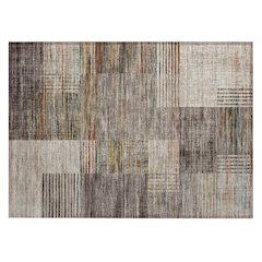 Machine Washable Indoor/Outdoor Chantille ACN2149 Taupe 1'8" x 2'6" Rug