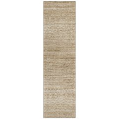Machine Washable Indoor/Outdoor Chantille ACN2150 Beige 2'3" x 7'6" Runner Rug