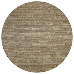 Machine Washable Indoor/Outdoor Chantille ACN2150 Chocolate 8' x 8' Round Rug