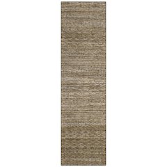 Machine Washable Indoor/Outdoor Chantille ACN2150 Chocolate 2'3"x7'6" Runner Rug