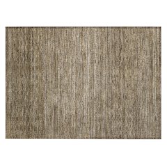 Machine Washable Indoor/Outdoor Chantille ACN2150 Chocolate 1'8" x 2'6" Rug