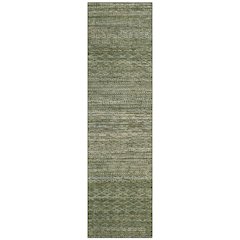 Machine Washable Indoor/Outdoor Chantille ACN2150 Fern 2'3" x 7'6" Runner Rug