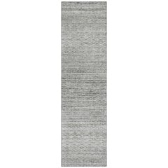 Machine Washable Indoor/Outdoor Chantille ACN2150 Gray 2'3" x 7'6" Runner Rug