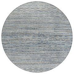 Machine Washable Indoor/Outdoor Chantille ACN2150 Linen 8' x 8' Round Rug