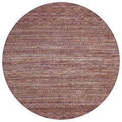 Machine Washable Indoor/Outdoor Chantille ACN2150 Merlot 8' x 8' Round Rug