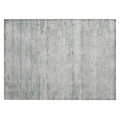 Machine Washable Indoor/Outdoor Chantille ACN2154 Aqua 1'8" x 2'6" Rug