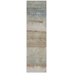 Machine Washable Indoor/Outdoor Chantille ACN2156 Beige 2'3" x 7'6" Runner Rug