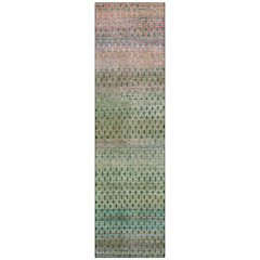Machine Washable Indoor/Outdoor Chantille ACN2158 Aloe 2'3" x 7'6" Runner Rug