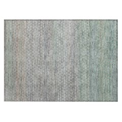 Machine Washable Indoor/Outdoor Chantille ACN2158 Beige 1'8" x 2'6" Rug