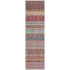 Machine Washable Indoor/Outdoor Chantille ACN2160 Red 2'3" x 7'6" Runner Rug