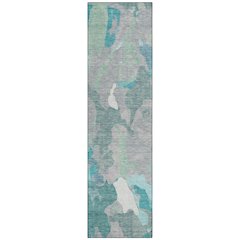 Machine Washable Indoor/Outdoor Chantille ACN2161 Taupe 2'3" x 7'6" Runner Rug