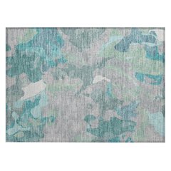 Machine Washable Indoor/Outdoor Chantille ACN2161 Taupe 1'8" x 2'6" Rug