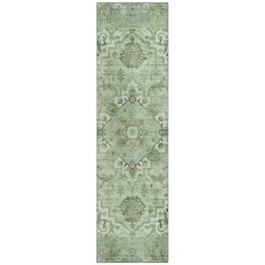 Machine Washable Indoor/Outdoor Chantille ACN2164 Aloe 2'3" x 7'6" Runner Rug