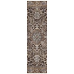 Machine Washable Indoor/Outdoor Chantille ACN2165 Brown 2'3" x 7'6" Runner Rug