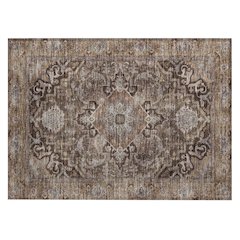Machine Washable Indoor/Outdoor Chantille ACN2165 Brown 1'8" x 2'6" Rug