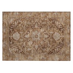 Machine Washable Indoor/Outdoor Chantille ACN2165 Terracotta 1'8" x 2'6" Rug