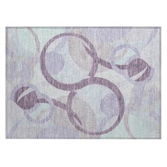 Machine Washable Indoor/Outdoor Chantille ACN2168 Plum 1'8" x 2'6" Rug