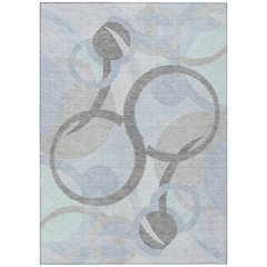 Machine Washable Indoor/Outdoor Chantille ACN2168 Taupe 2'6" x 3'10" Rug