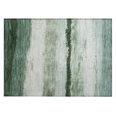 Machine Washable Indoor/Outdoor Chantille ACN2169 Fern 1'8" x 2'6" Rug