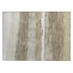 Machine Washable Indoor/Outdoor Chantille ACN2169 Khaki 1'8" x 2'6" Rug