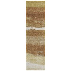 Machine Washable Indoor/Outdoor Chantille ACN2169 Paprika 2'3" x 7'6" Runner Rug