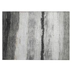 Machine Washable Indoor/Outdoor Chantille ACN2169 Pewter 1'8" x 2'6" Rug