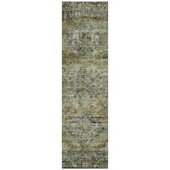 Machine Washable Indoor/Outdoor Chantille ACN2170 Aloe 2'3" x 7'6" Runner Rug
