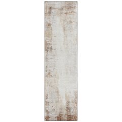 Machine Washable Indoor/Outdoor Chantille ACN2171 Beige 2'3" x 7'6" Runner Rug