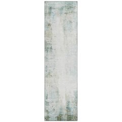 Machine Washable Indoor/Outdoor Chantille ACN2171 Sage 2'3" x 7'6" Runner Rug
