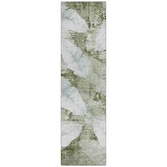 Machine Washable Indoor/Outdoor Chantille ACN2172 Aloe 2'3" x 7'6" Runner Rug