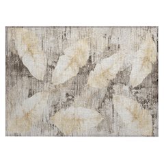 Machine Washable Indoor/Outdoor Chantille ACN2172 Brown 1'8" x 2'6" Rug