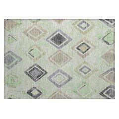 Machine Washable Indoor/Outdoor Chantille ACN2180 Aloe 1'8" x 2'6" Rug