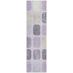 Machine Washable Indoor/Outdoor Chantille ACN2182 Lavender 2'3"x7'6" Runner Rug