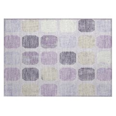 Machine Washable Indoor/Outdoor Chantille ACN2182 Lavender 1'8" x 2'6" Rug