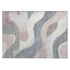 Machine Washable Indoor/Outdoor Chantille ACN2186 Blush 1'8" x 2'6" Rug