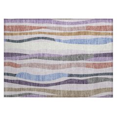 Machine Washable Indoor/Outdoor Chantille ACN2188 Lavender 1'8" x 2'6" Rug