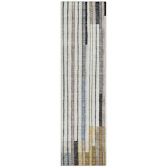 Machine Washable Indoor/Outdoor Chantille ACN2189 Black 2'3" x 7'6" Runner Rug