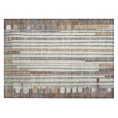 Machine Washable Indoor/Outdoor Chantille ACN2189 Brown 1'8" x 2'6" Rug