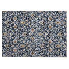 Machine Washable Indoor/Outdoor Chantille ACN2192 Navy 1'8" x 2'6" Rug