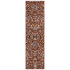 Machine Washable Indoor/Outdoor Chantille ACN2192 Paprika 2'3" x 7'6" Runner Rug