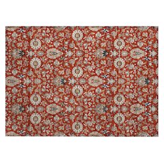 Machine Washable Indoor/Outdoor Chantille ACN2192 Red 1'8" x 2'6" Rug